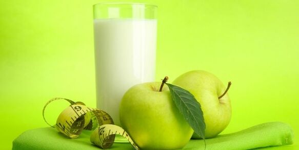 kefiiri ja omenat laihtumiseen
