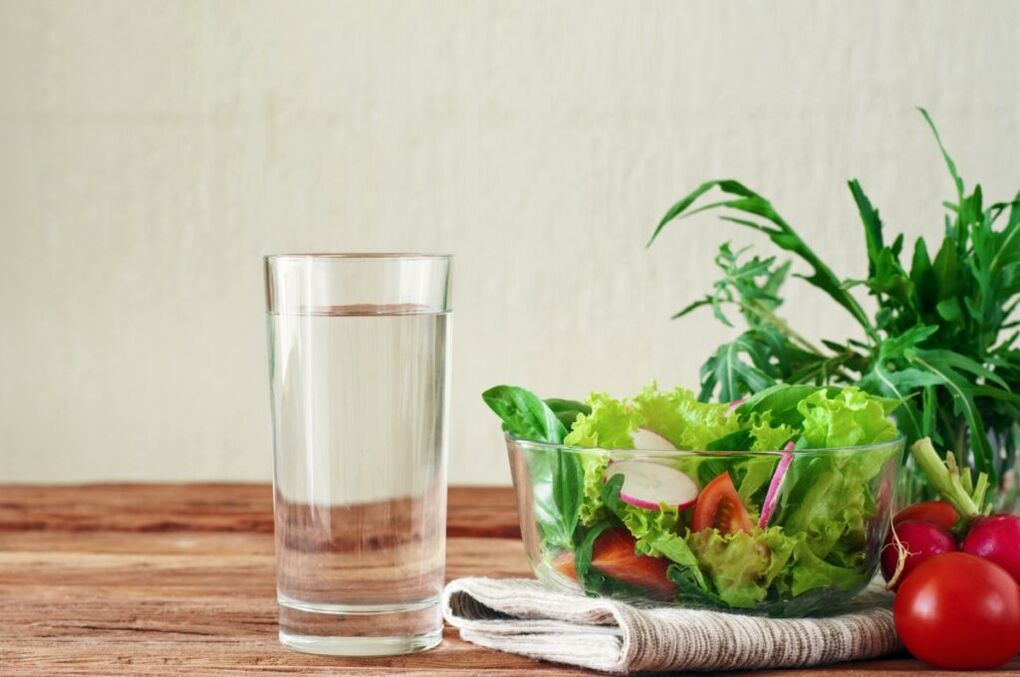 vesi ennen ateriaa on laiska ruokavalion ydin